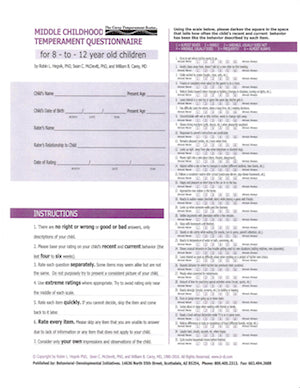 CTS Questionnaire Set with 100 Qs